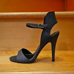 Elegant Grey High Heel Sandals